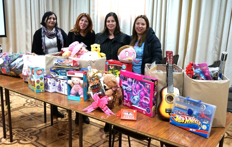 Entrega de juguetes recaudados en la campaña