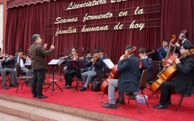 Día de Santa Cecilia se celebró con música en el patio