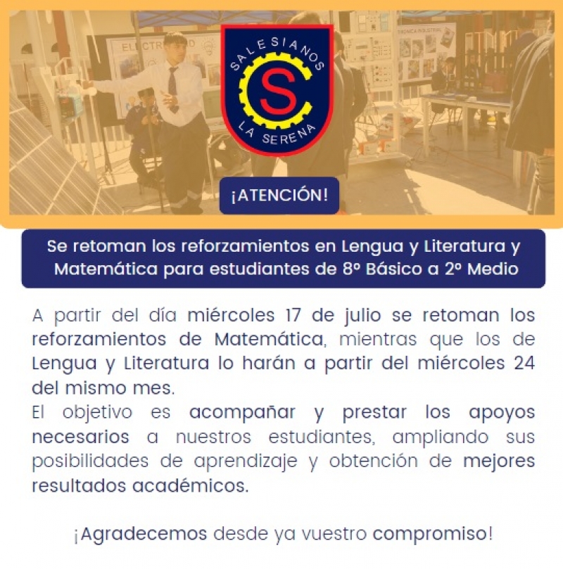 Reforzamientos 2 semestre