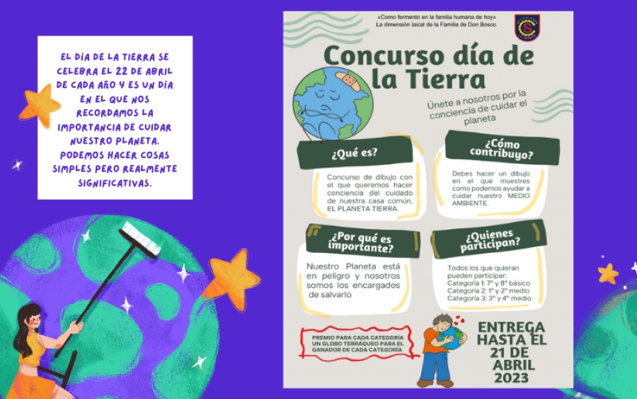 Ciencia y arte llamado a concurso de dibujo por el cuidado del planeta