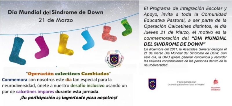 ¡Nos unimos al Día Internacional de Síndrome de Down!